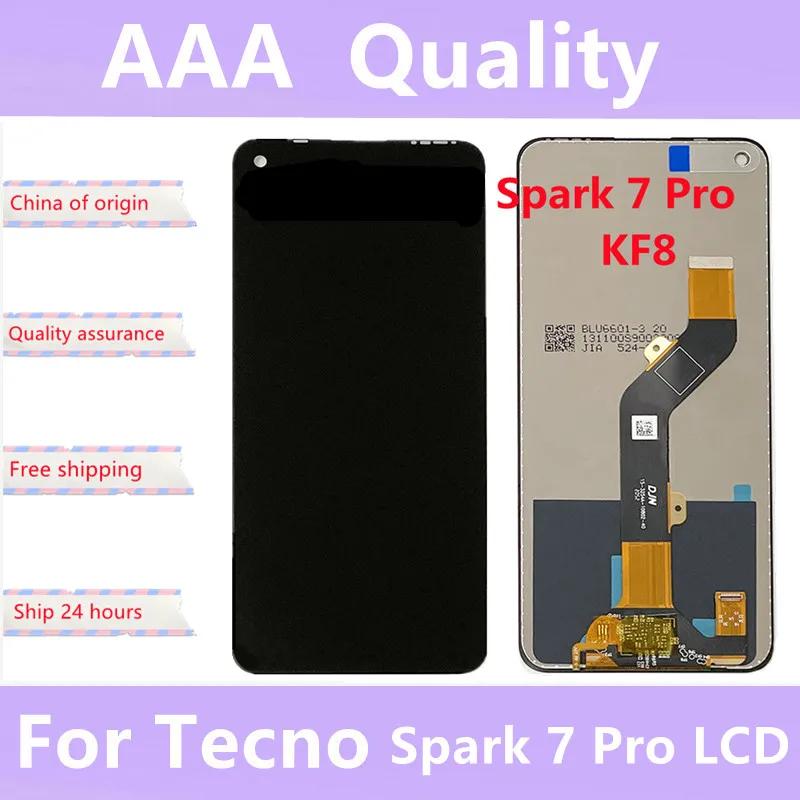 6.6 Infinix Tecno Spark 7 Pro KF8 LCD Spark7 Pro ÷ ũ Tecno Spark 7Pro LCD ÷ ǰ  ġ г Ÿ